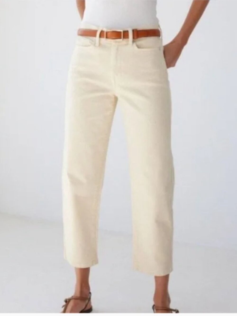 AYR The Beat Drop Cropped Barrel Leg Jeans